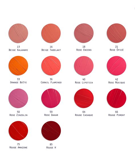 hermes rouge lip balm|Hermes lipstick color chart.